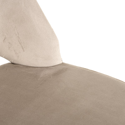 Richmond Interiors Samt-Barhocker Tabitha | Nature & Khaki