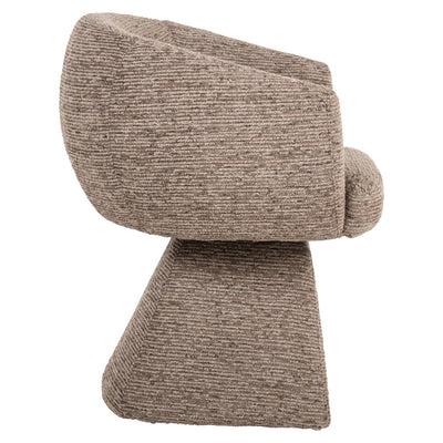 Richmond Interiors drehbarer Esszimmerstuhl Quiriro | Mocca