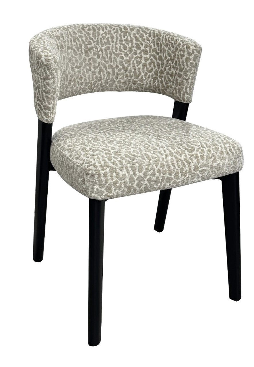Richmond Interiors Esszimmerstuhl Zeno | Beige leopard