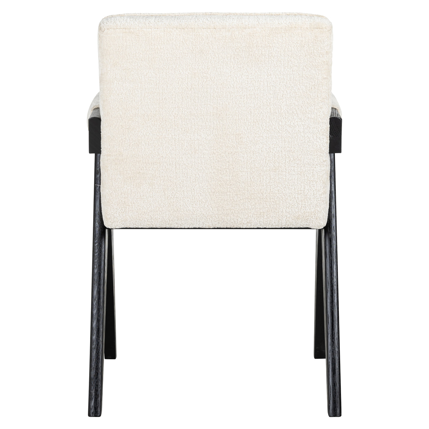 Richmond Interiors Chenille Armchair Cooper | White