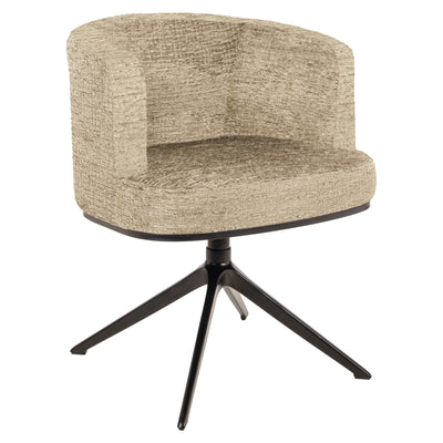 Richmond Interiors Chenille Dreh-Esszimmerstuhl Cheyenne | Desert