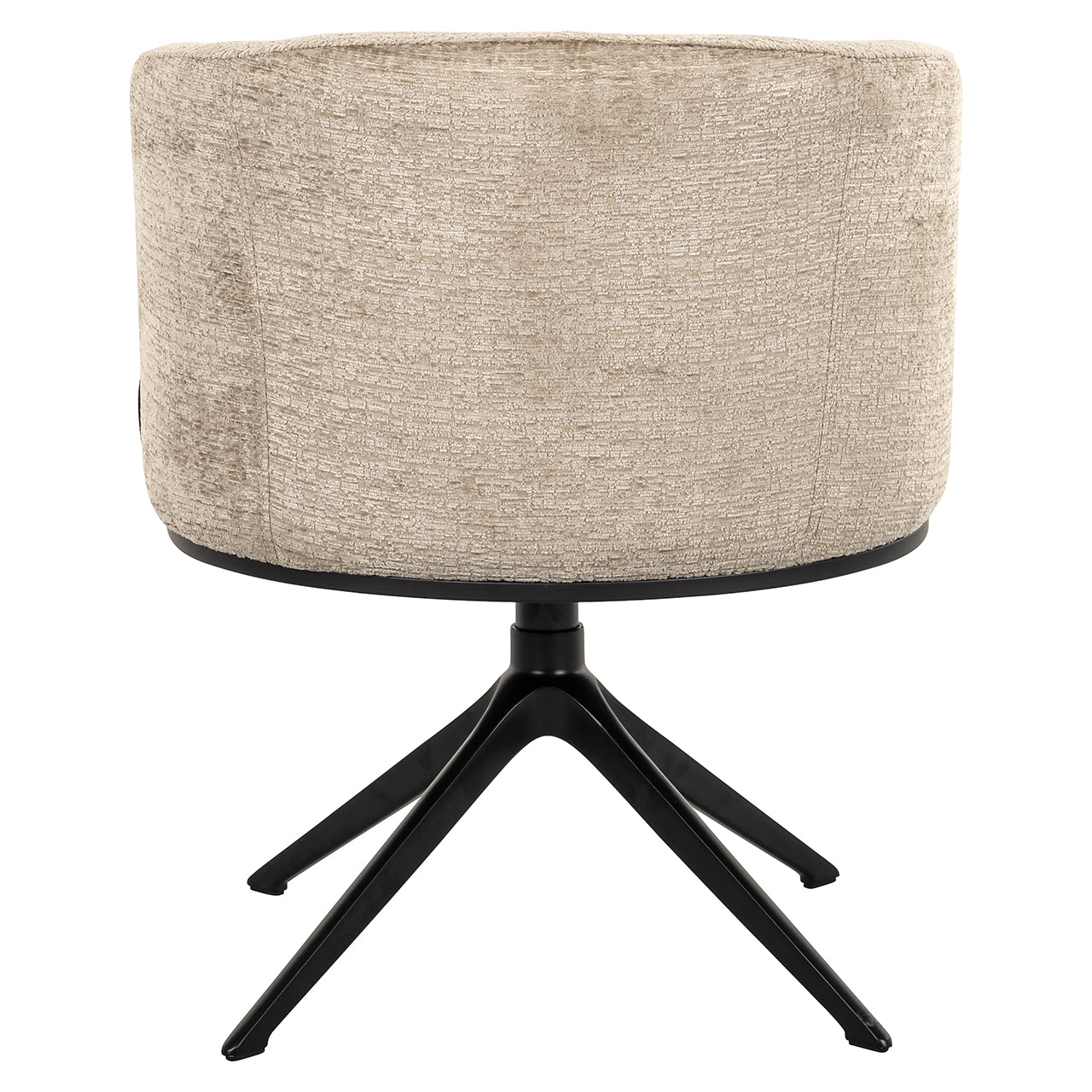 Richmond Interiors Chenille Dreh-Esszimmerstuhl Cheyenne | Desert