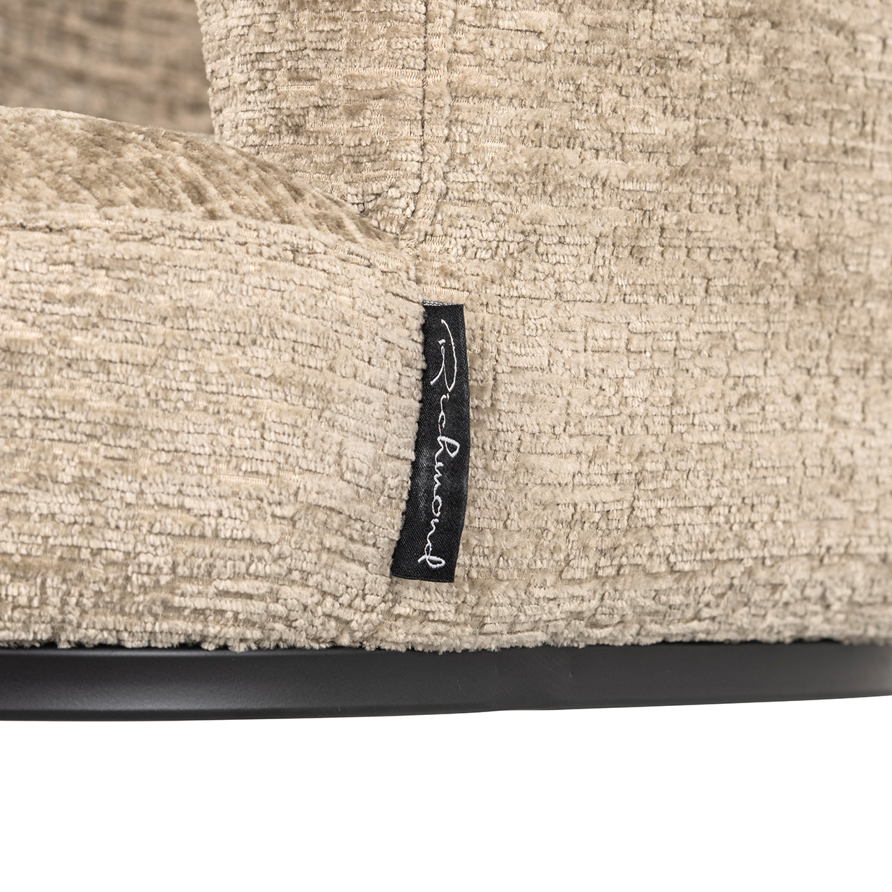 Richmond Interiors Chenille Dreh-Esszimmerstuhl Cheyenne | Desert