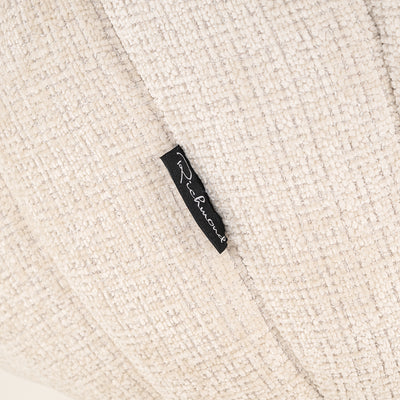 Richmond Interiors Chenille-Esszimmerstuhl Blossom | cremé