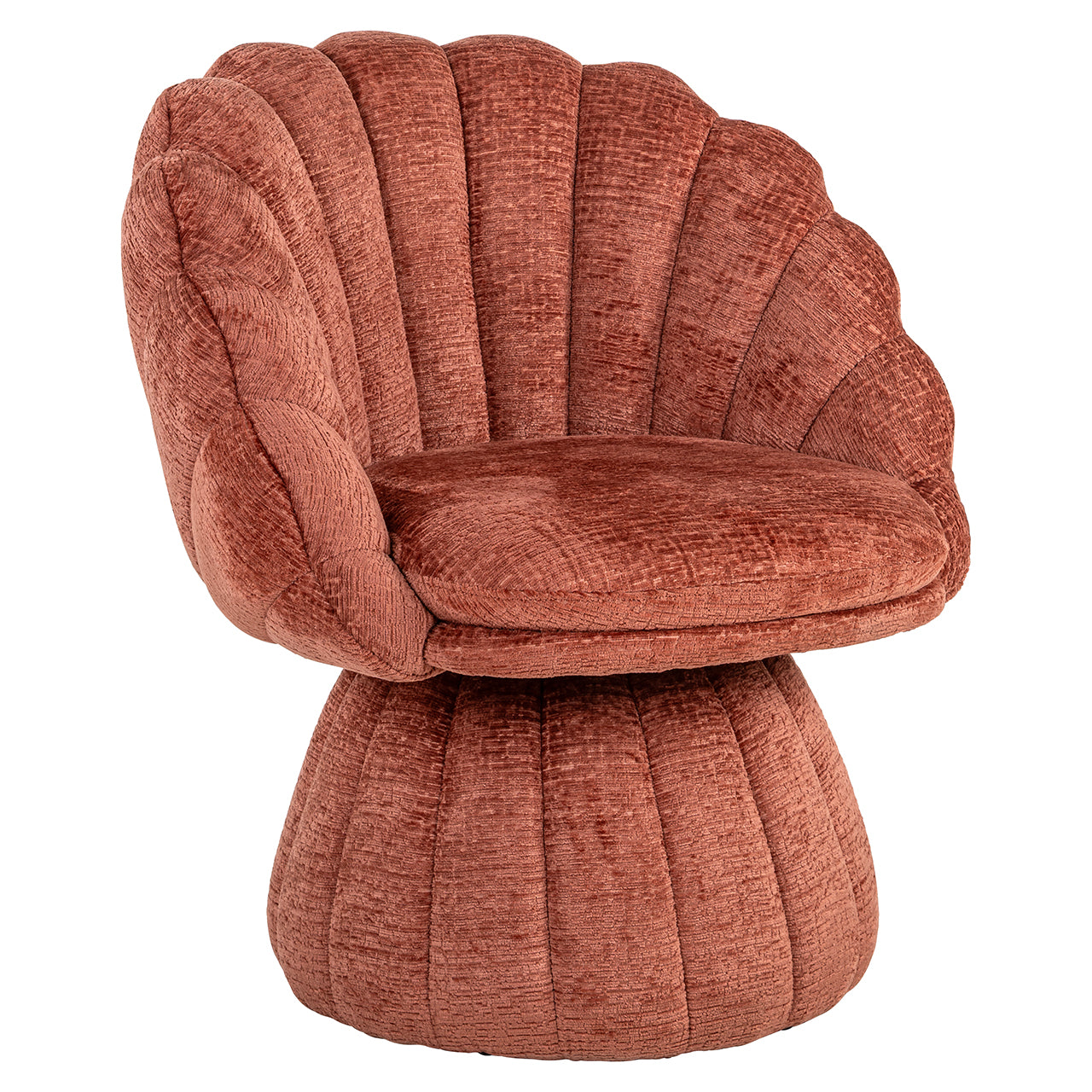 Richmond Interiors Chenille-Esszimmerstuhl Blossom | blush