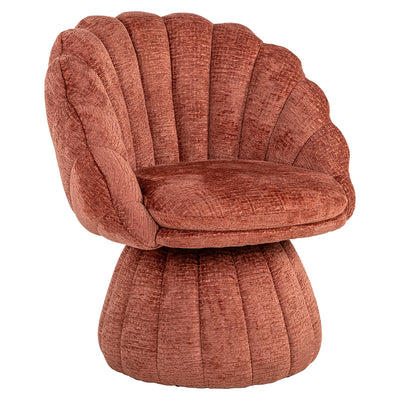 Richmond Interiors Chenille-Esszimmerstuhl Blossom | blush