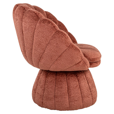 Richmond Interiors Chenille-Esszimmerstuhl Blossom | blush