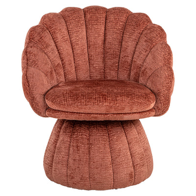 Richmond Interiors Chenille-Esszimmerstuhl Blossom | blush