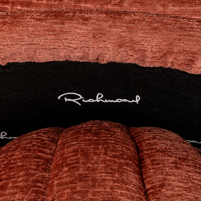 Richmond Interiors Chenille-Esszimmerstuhl Blossom | blush