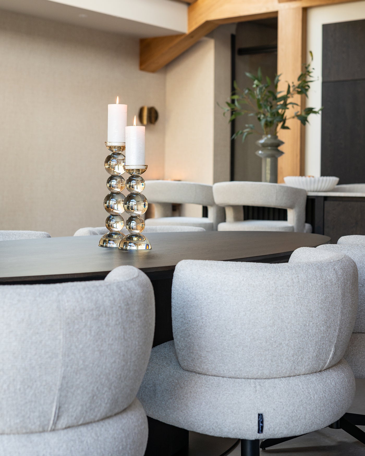 Richmond Interiors Dreh-Esszimmerstuhl Alexis | cremé