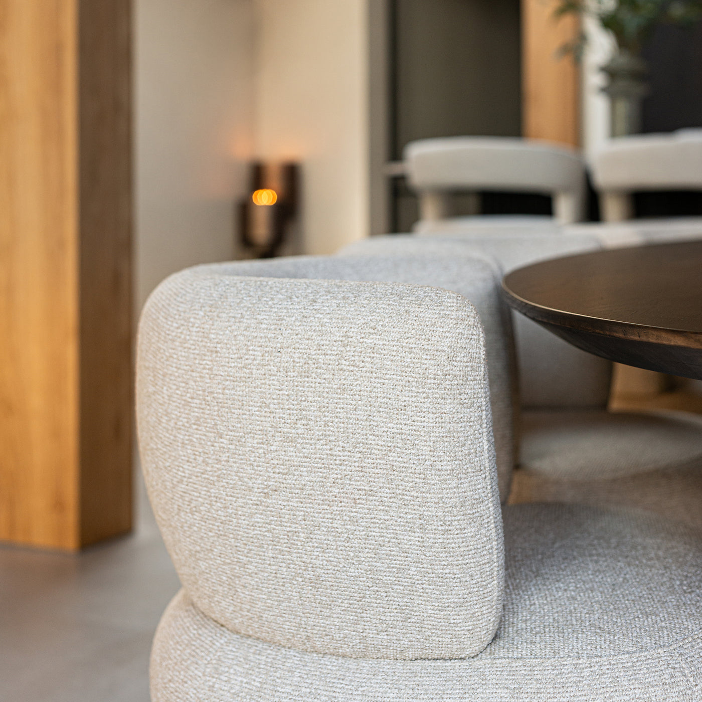 Richmond Interiors Dreh-Esszimmerstuhl Alexis | cremé