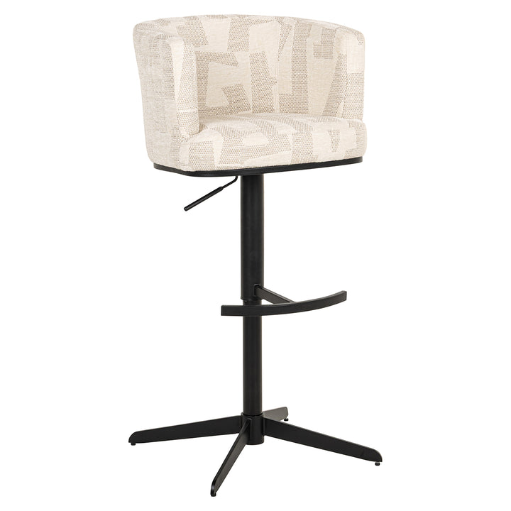 Richmond Interiors Dreh-Barhocker Counterstuhl Cheyenne höhenverstellbar | beige