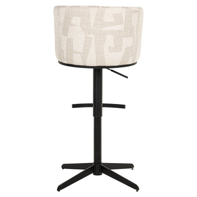 Richmond Interiors Dreh-Barhocker Counterstuhl Cheyenne höhenverstellbar | beige