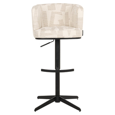 Richmond Interiors Dreh-Barhocker Counterstuhl Cheyenne höhenverstellbar | beige