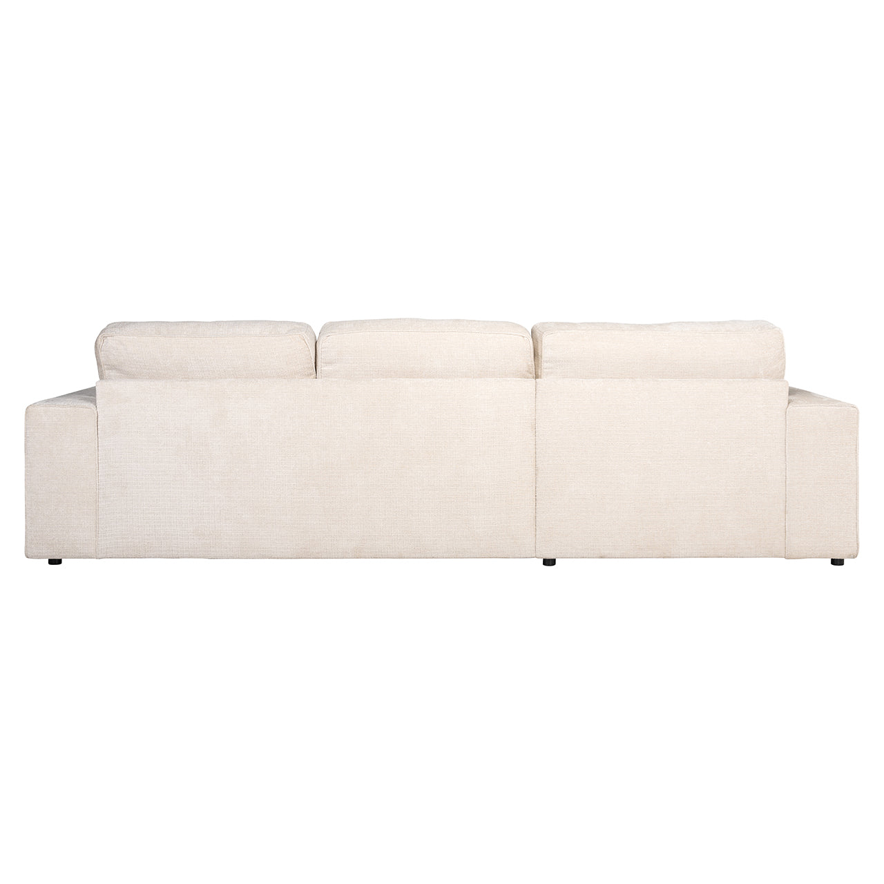 Richmond Interiors Chenille-Ecksofa Santos 2,5 Sitzer mit Lounge links | Beige