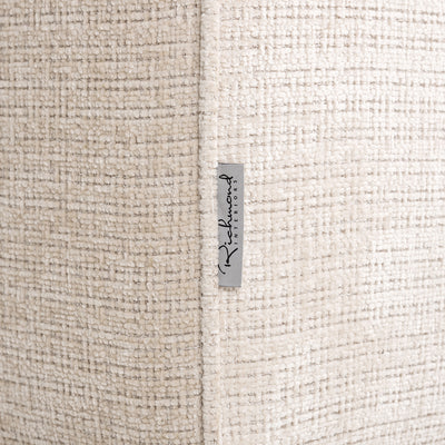 Richmond Interiors Chenille-Ecksofa Santos 2,5 Sitzer mit Lounge links | Beige