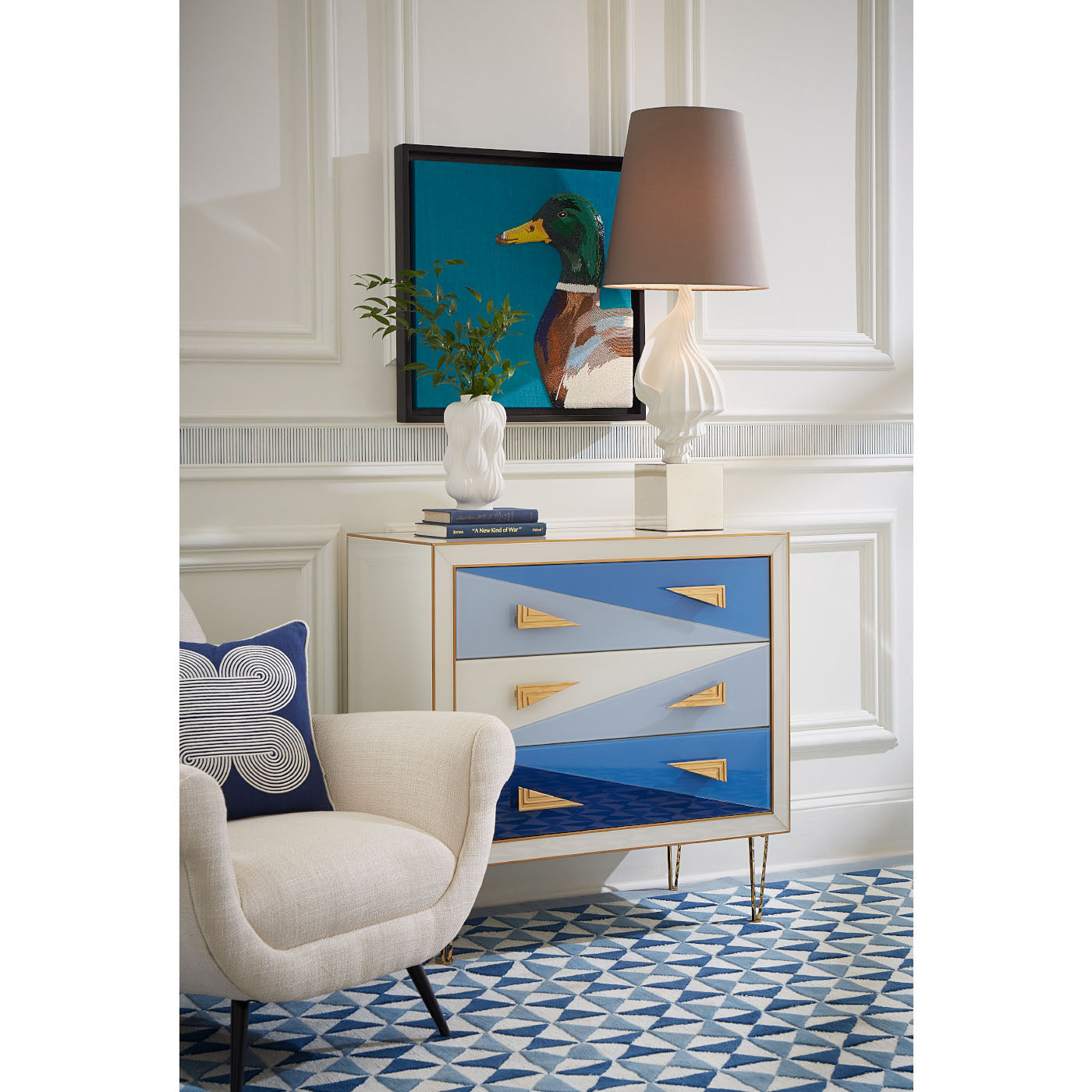 Jonathan Adler Vase Balloon Large | Mattweiß