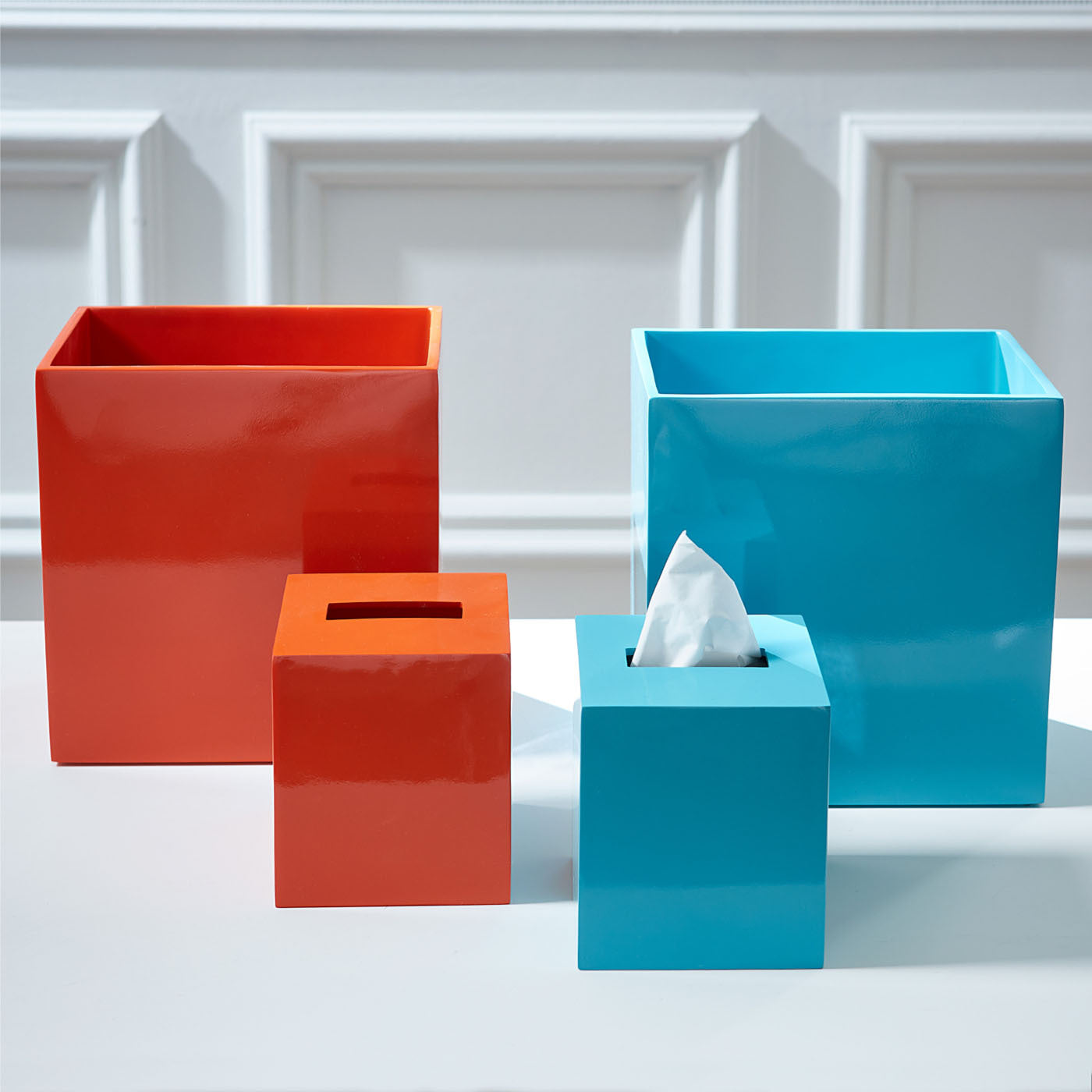 Jonathan Adler Kosmetiktuchbox Lacquer | Poppy Red