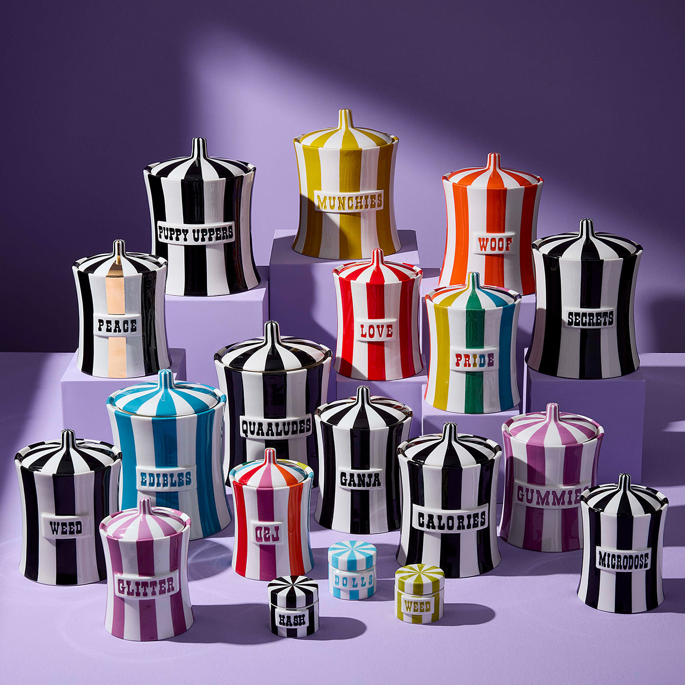 Jonathan Adler Vorratsdose Vice Canister Dolls
