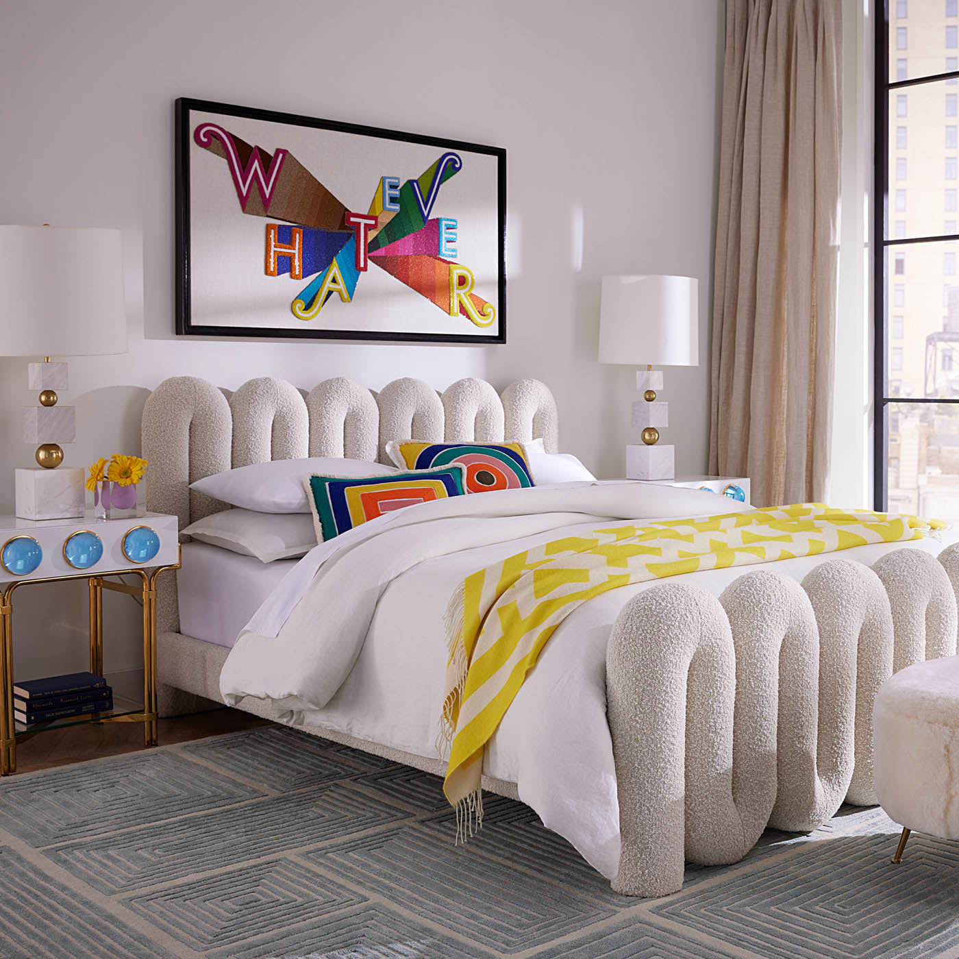 Jonathan Adler Wandbild Whatever Beaded Wall Art