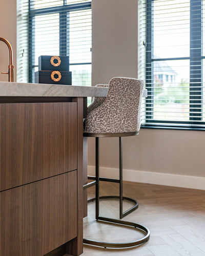 Richmond Interiors 2er Set Barhocker Bolton | Natural