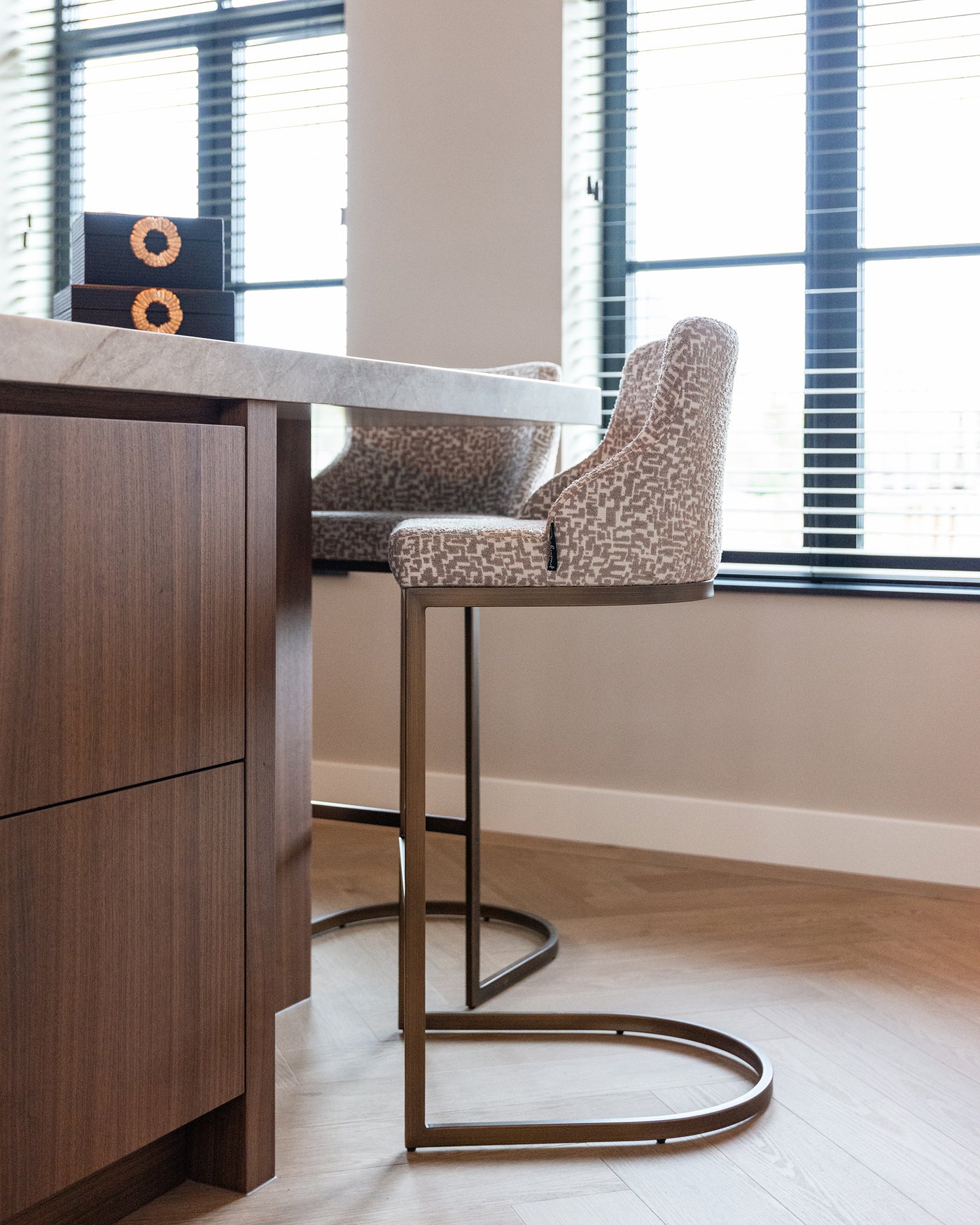 Richmond Interiors 2er Set Barhocker Bolton | Natural