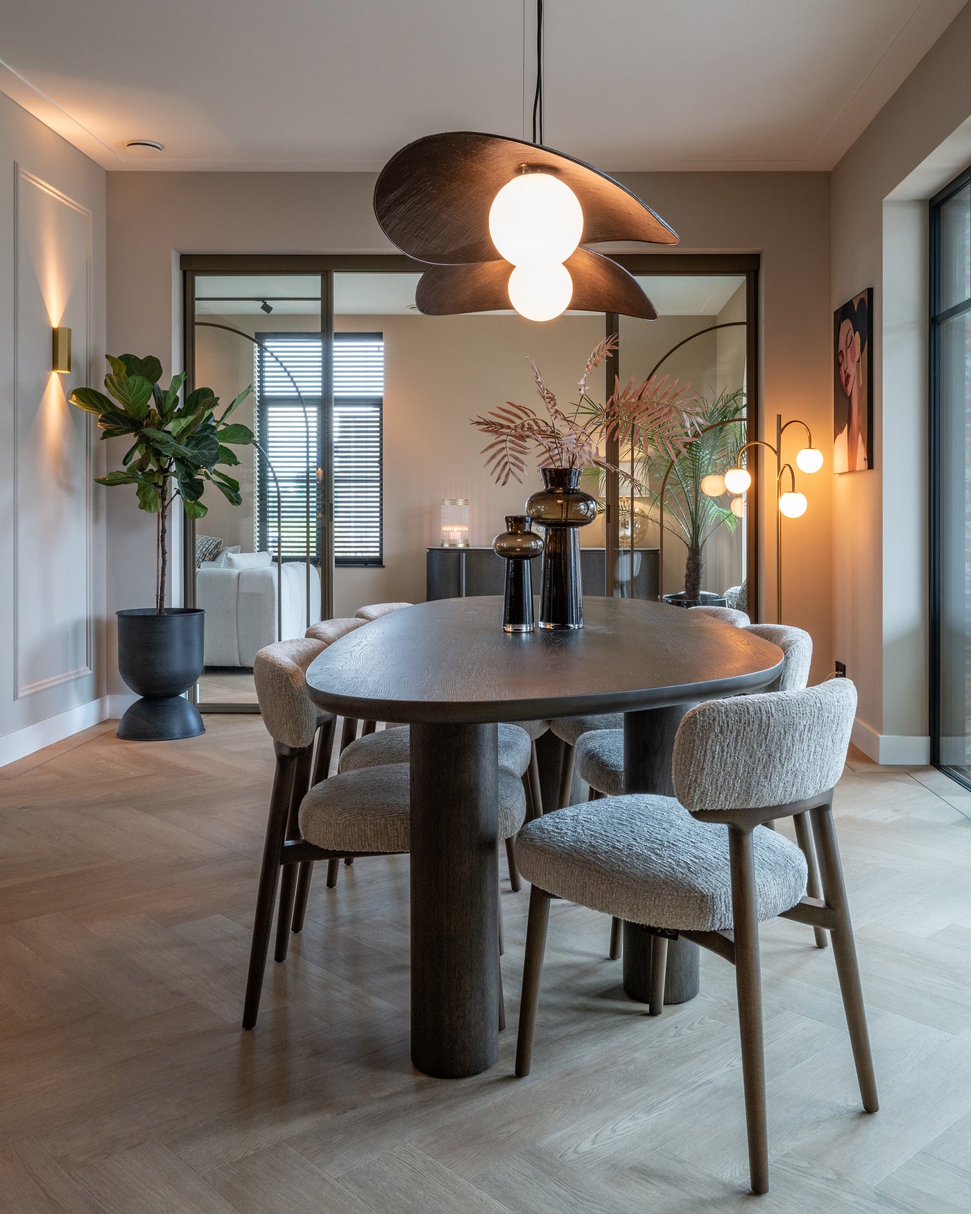 Richmond Interiors 2er Set Esszimmerstuhl Basker | Natural