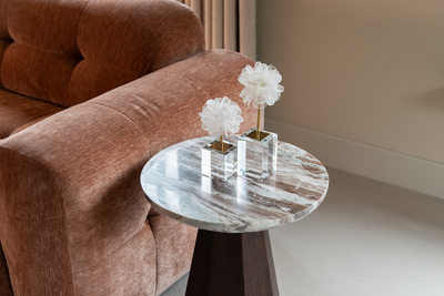 Richmond Interiors Modulares Ecksofa Paloma mit Lounge links | Mocha Mousse