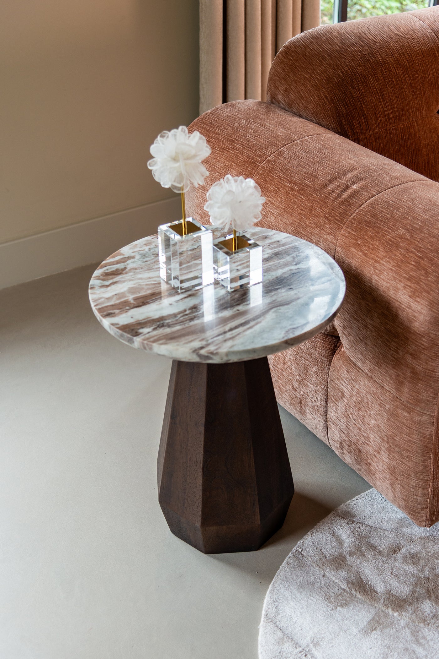 Richmond Interiors Runder Beistelltisch Oberoy | ø 45 cm