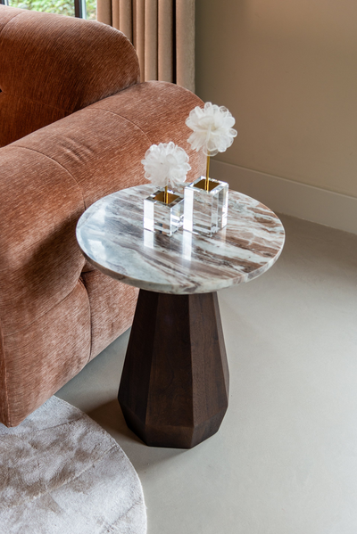 Richmond Interiors Modulares Ecksofa Paloma mit Lounge links | Mocha Mousse