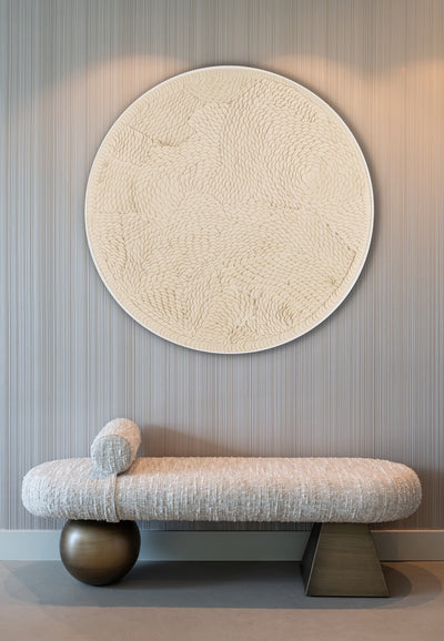 Richmond Interiors Wandbild Wall Art Flow | ø 110 cm