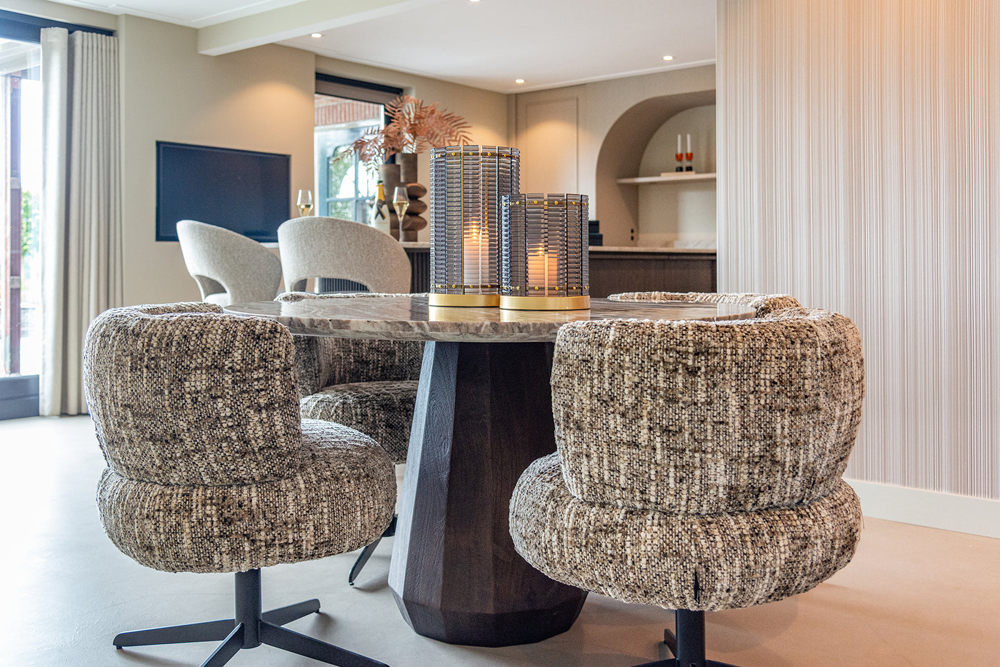 Richmond Interiors Runder Esstisch Oberoy | ø 130 cm