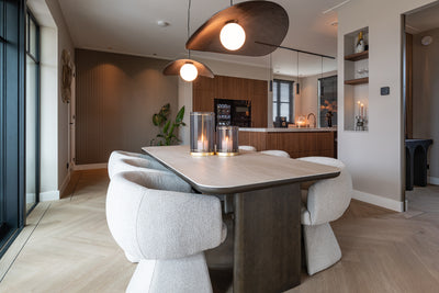 Richmond Interiors Travertin Esstisch Nando braun | 230 cm