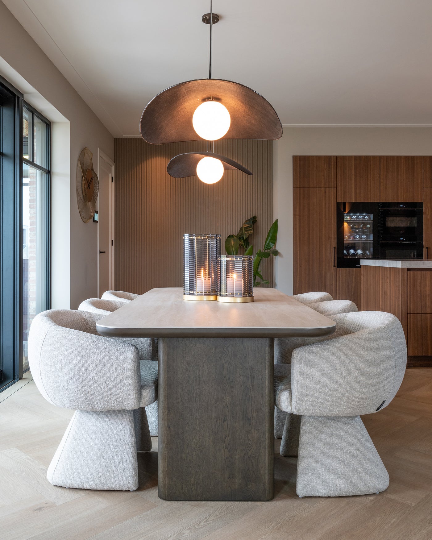 Richmond Interiors Travertin Esstisch Nando braun | 230 cm