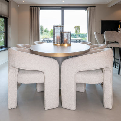 Richmond Interiors ovaler Esstisch Tivoli weiß | 230 cm