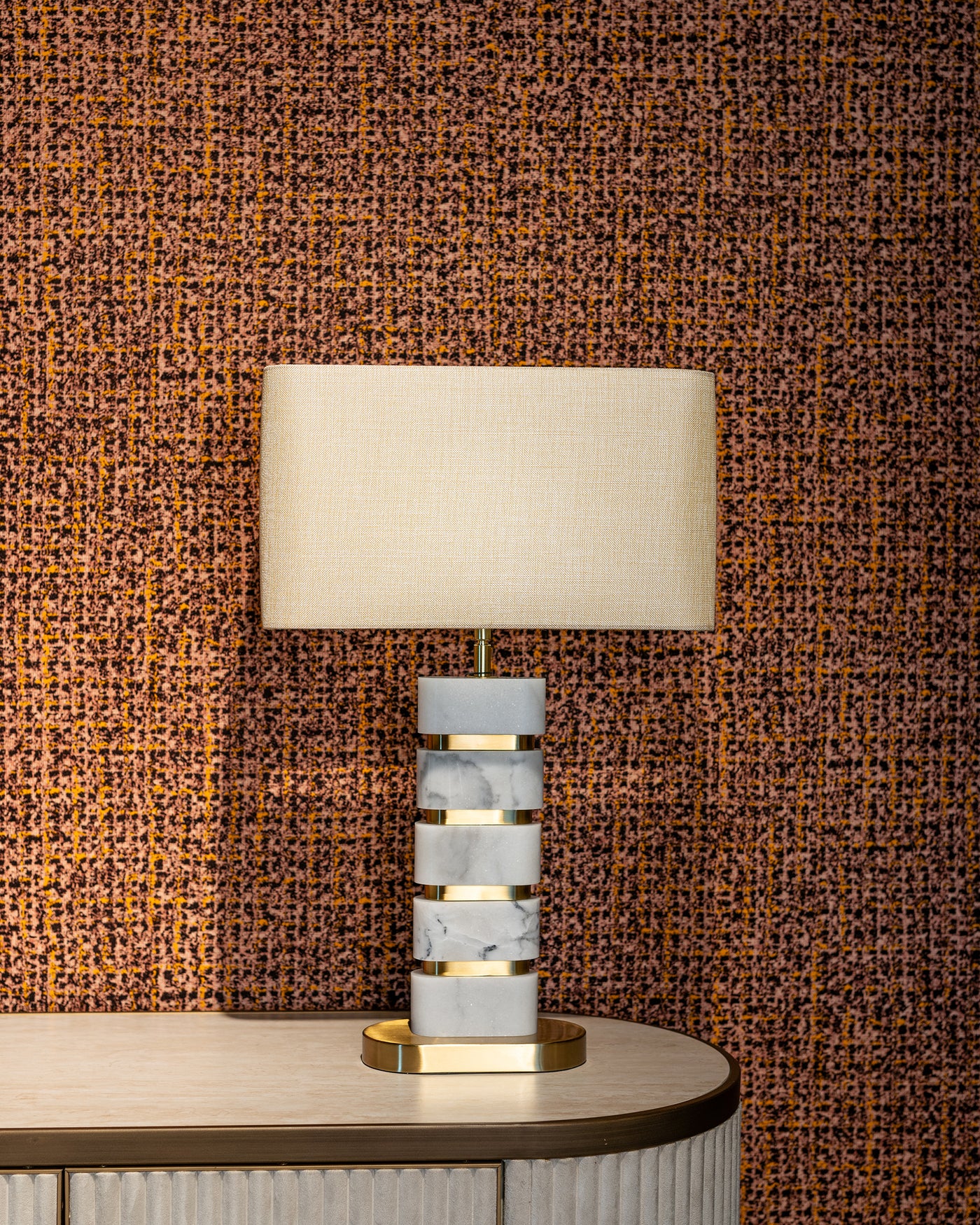 Richmond Interiors Tischlampe Lenore inkl. Lampenschirm