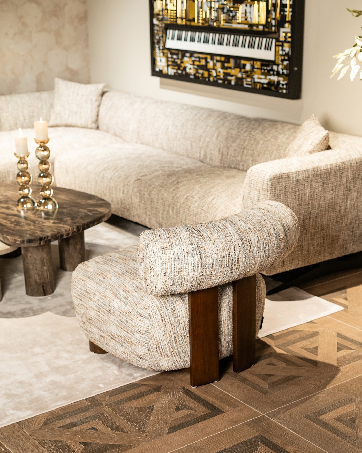 Richmond Interiors Sessel Arabella | greige