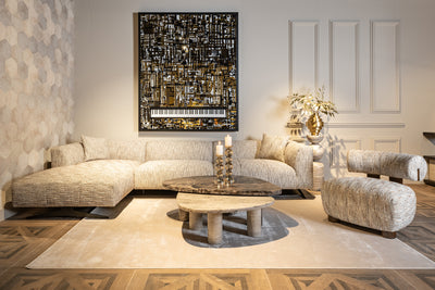 Richmond Interiors Dekosäule Lewis Marmor