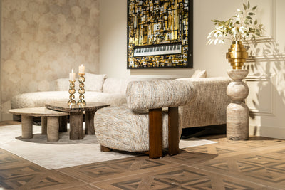 Richmond Interiors Dekosäule Lewis Marmor