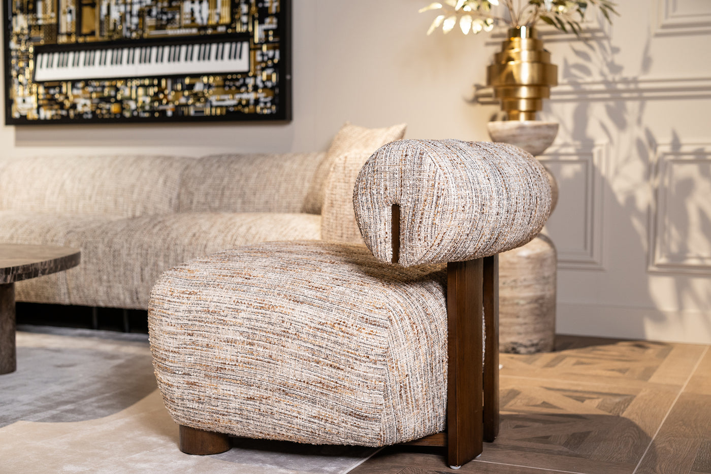 Richmond Interiors Sessel Arabella | greige