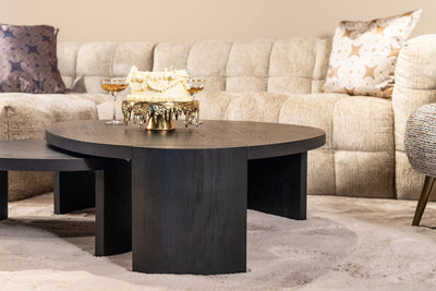 Richmond Interiors 2er Set Couchtisch Navarino | Dark Coffee