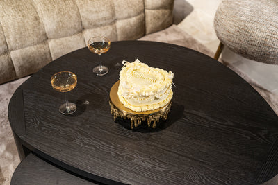 Richmond Interiors 2er Set Couchtisch Navarino | Dark Coffee