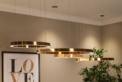 Richmond Interiors Pendelleuchte Hängelampe Lilou | Brushed Gold