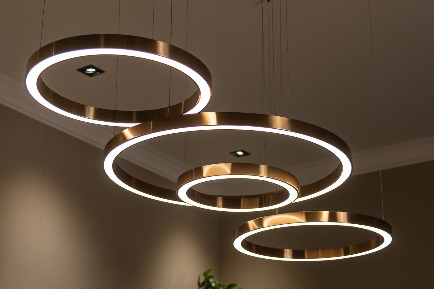 Richmond Interiors Pendelleuchte Hängelampe Lilou | Brushed Gold
