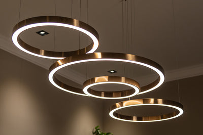 Richmond Interiors Pendelleuchte Hängelampe Lilou | Brushed Gold