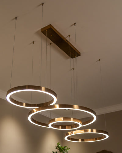Richmond Interiors Pendelleuchte Hängelampe Lilou | Brushed Gold