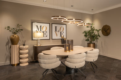 Richmond Interiors Pendelleuchte Hängelampe Lilou | Brushed Gold