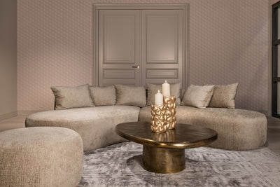 Richmond Interiors Couchtisch Pulitzer | brushed gold