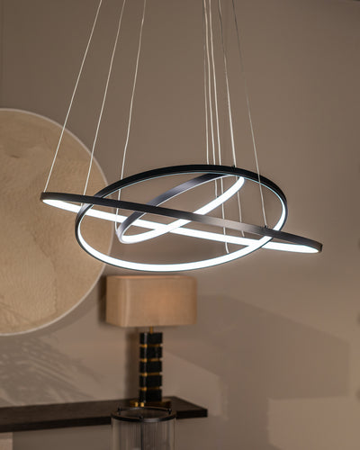 Richmond Interiors Hängelampe Amira | Schwarz
