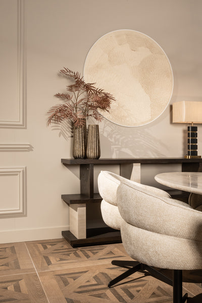 Richmond Interiors Dreh-Esszimmerstuhl Kayla | cream